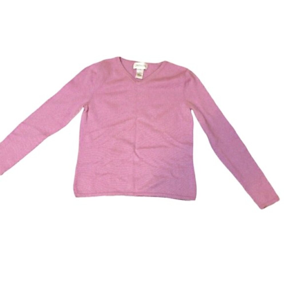 Chadwicks Cashmere Sweater Lavender Small